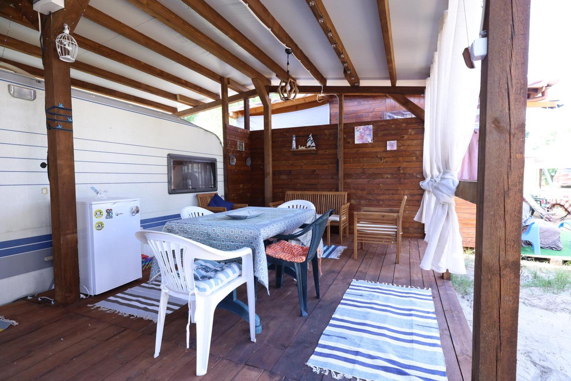 Sea Caravan On The Beach Kiten  Exterior photo