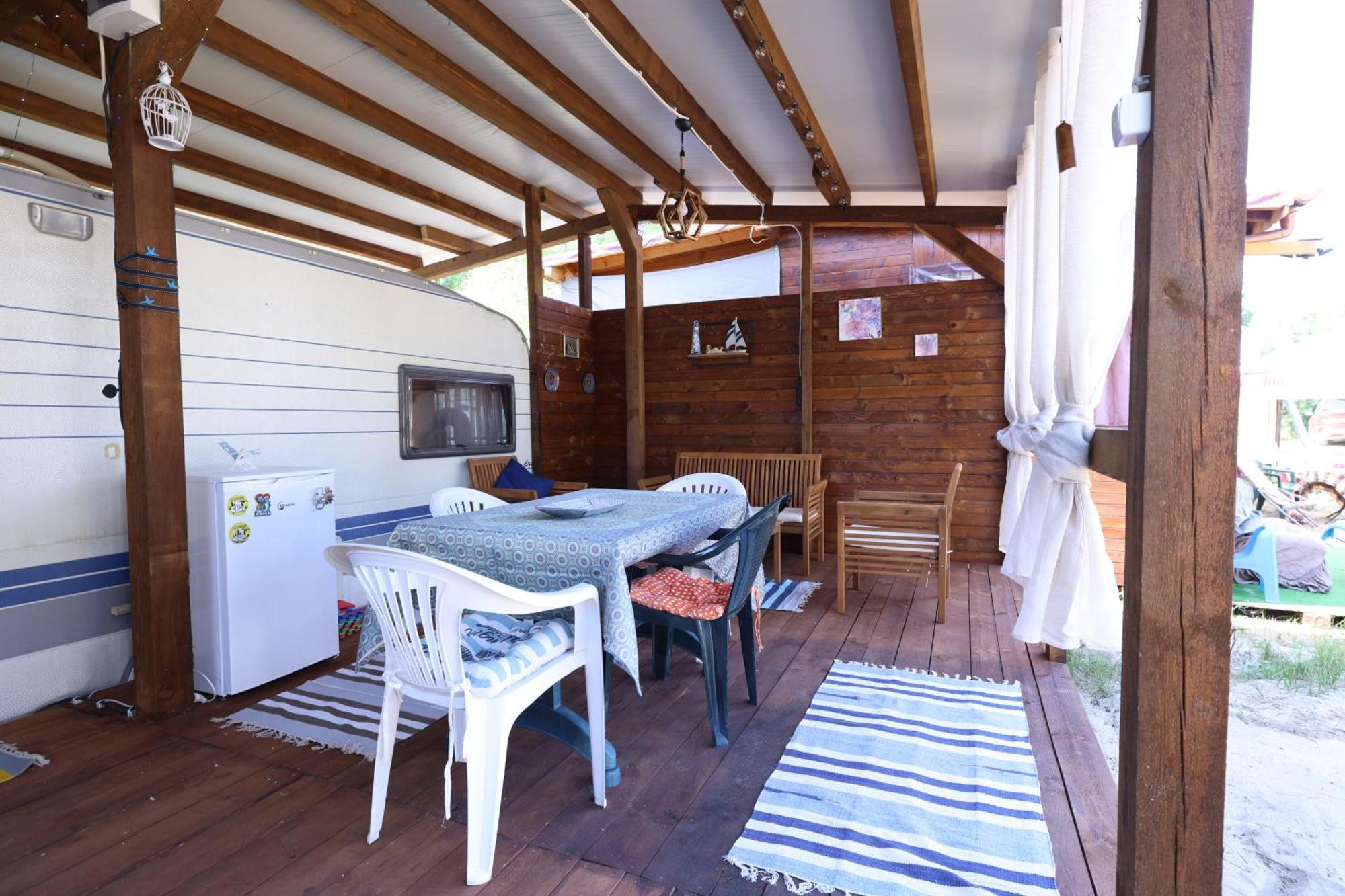 Sea Caravan On The Beach Kiten  Exterior photo
