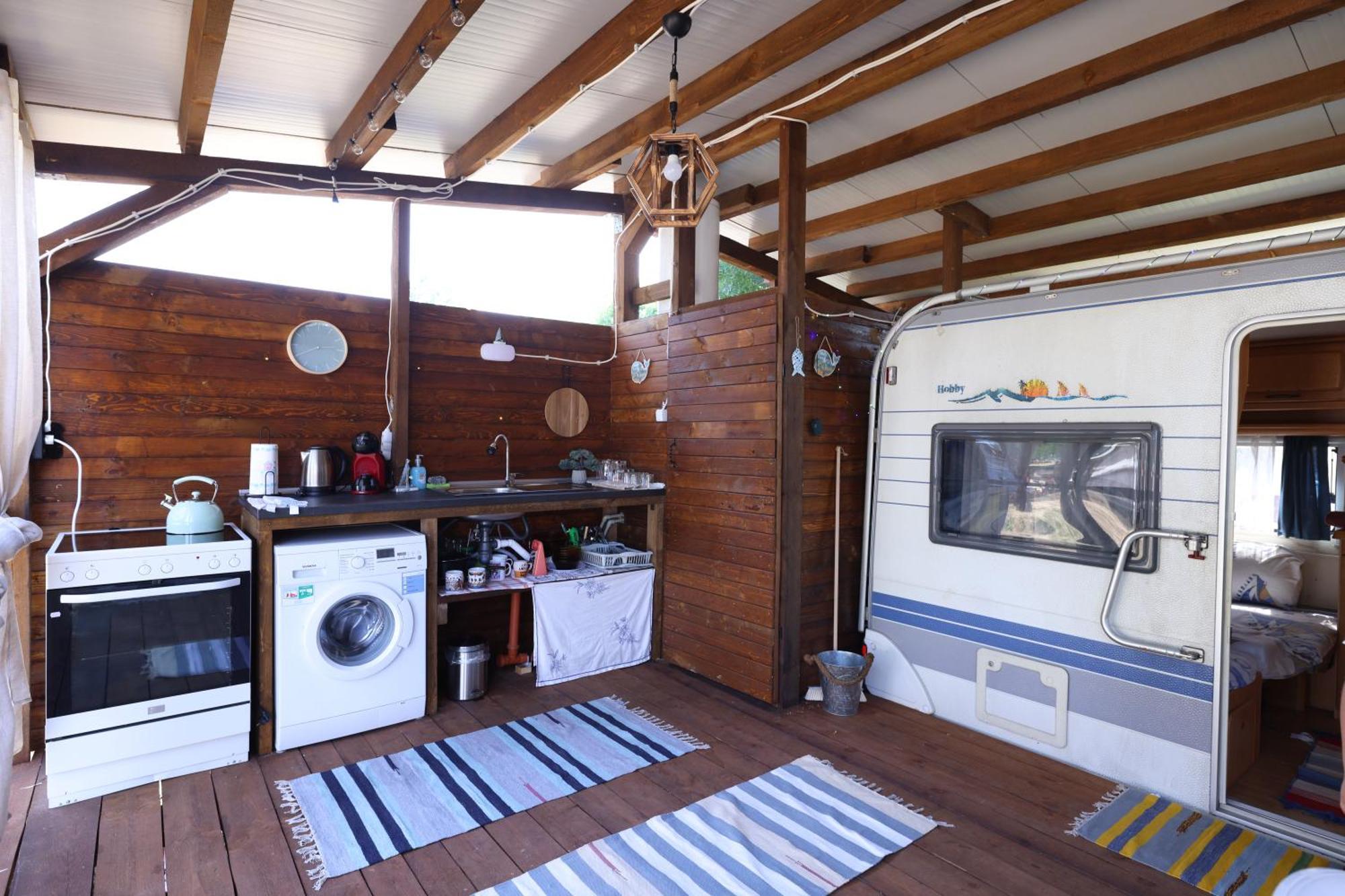 Sea Caravan On The Beach Kiten  Exterior photo
