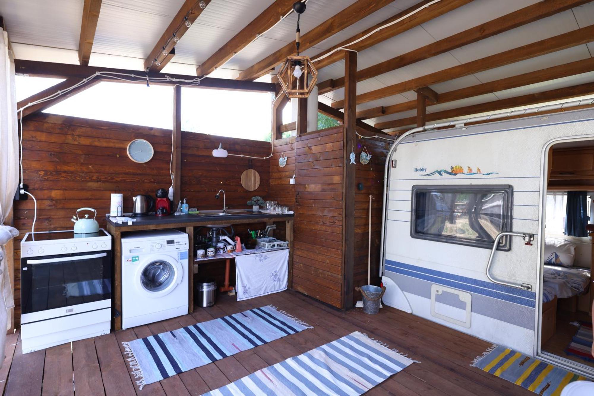 Sea Caravan On The Beach Kiten  Exterior photo